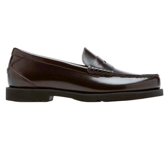 Rockport Shakespeare Circle Burgundy Brush Off Loafers K53881 New 11.5 XW XWide
